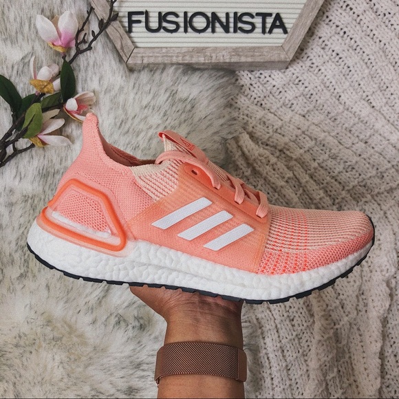 NWT 🍭Rare Adidas Ultraboost 19 Peach Pink - Picture 2 of 10